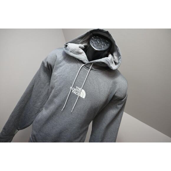The North Face Fleece Hoodie Performance Gray Pullover Sweater Mens Size Small - Picture 4 of 11